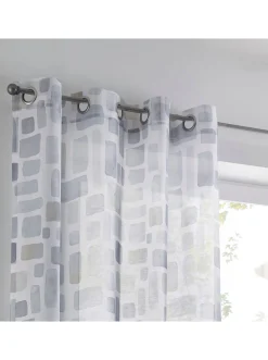 Gardinen & Rollos|heine home Dekostore offwhite-grau-taupe