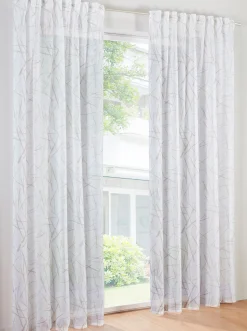 Gardinen & Rollos|heine home Dekostore weiß-taupe