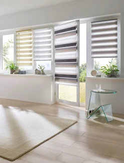 Gardinen & Rollos|heine home Doppelrollo grau