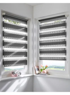 Gardinen & Rollos|heine home Doppelrollo anthrazit