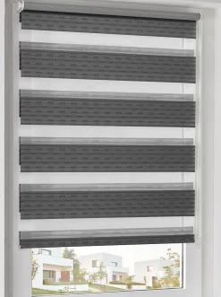Gardinen & Rollos|heine home Doppelrollo anthrazit