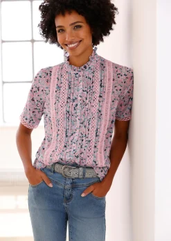 Blusen|heine Druckbluse bunt