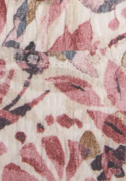 Strandkleider|Kleider|Vivance Druckkleid creme-mauvebedruckt