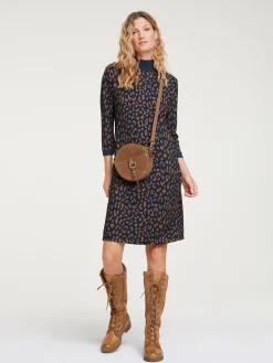Kleider|heine Druckkleid marine