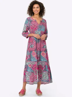Strandkleider|Kleider|heine Druck-Kleid erdbeere-ozean-bedruckt