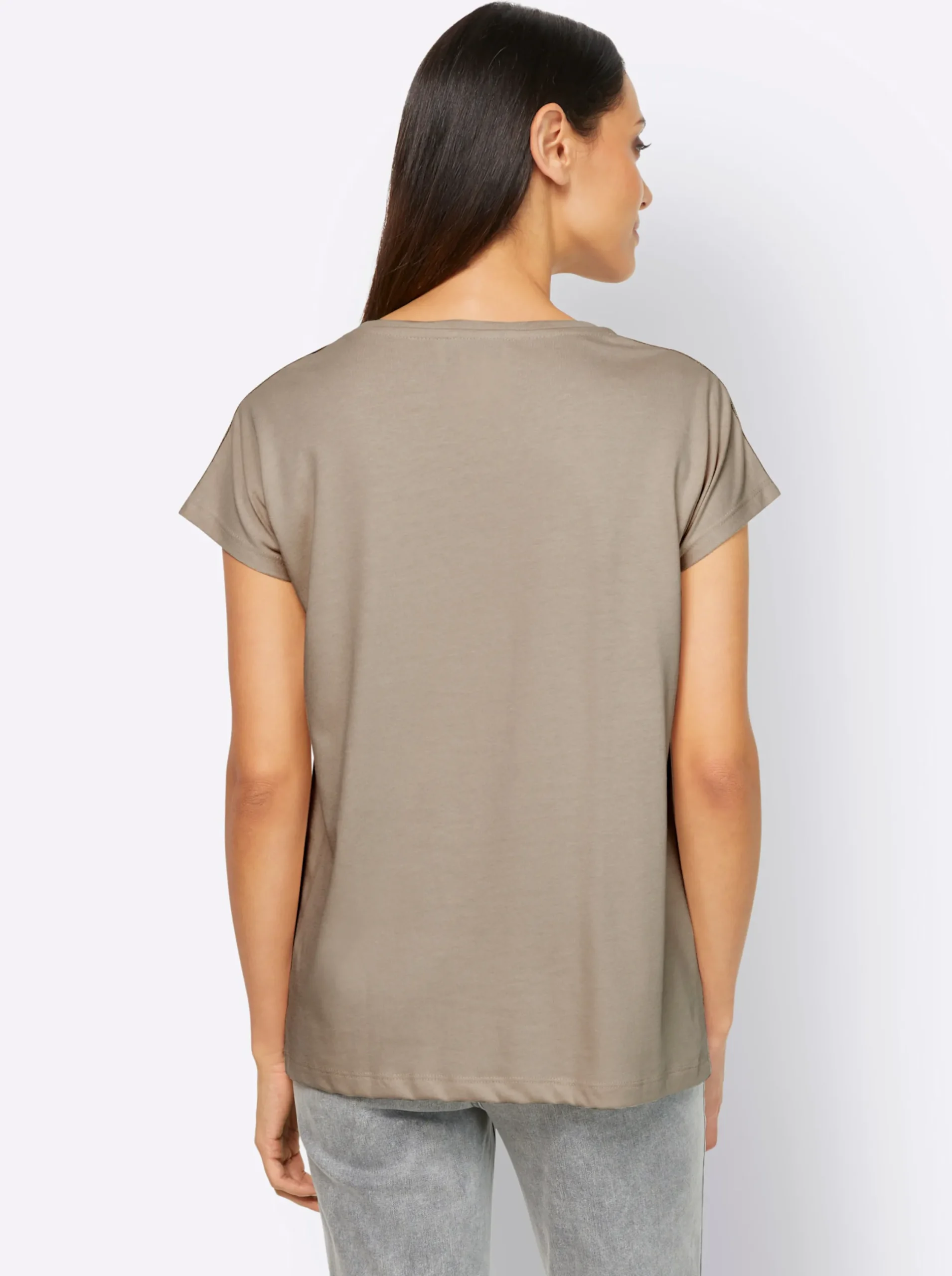Shirts|heine Druck-Shirt ecru-bleu-bedruckt