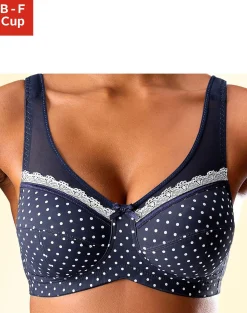 Bhs|Nuance Entlastungs-BH marine-weiß