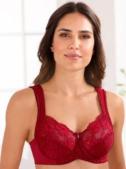 Bhs|Miss Mary Entlastungs-BH mit Bügel rot