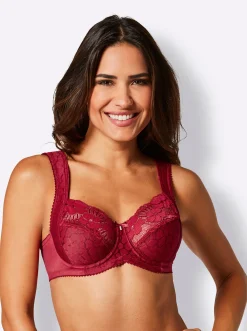 Bhs|Miss Mary Entlastungs-BH mit Bügel rot
