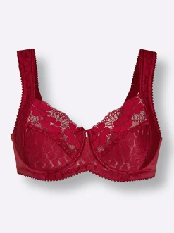 Bhs|Miss Mary Entlastungs-BH mit Bügel rot