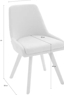 Stühle|INOSIGN Esszimmerstuhl anthrazit