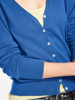 Strickjacken|heine Feinstrickjacke im Cardigan-Style royalblau
