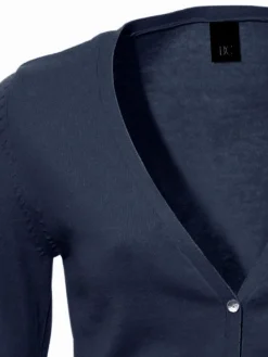 Strickjacken|heine Feinstrickjacke im Cardigan-Style marine