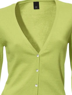 Strandmode|heine Feinstrickjacke im Cardigan-Style kiwi