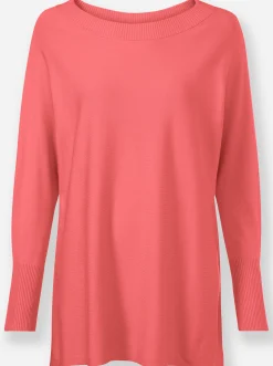 Pullover|heine Feinstrickpullover koralle