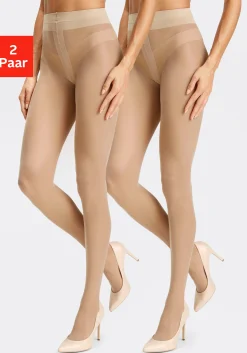 Strümpfe & Socken|LASCANA Feinstrumpfhose puder