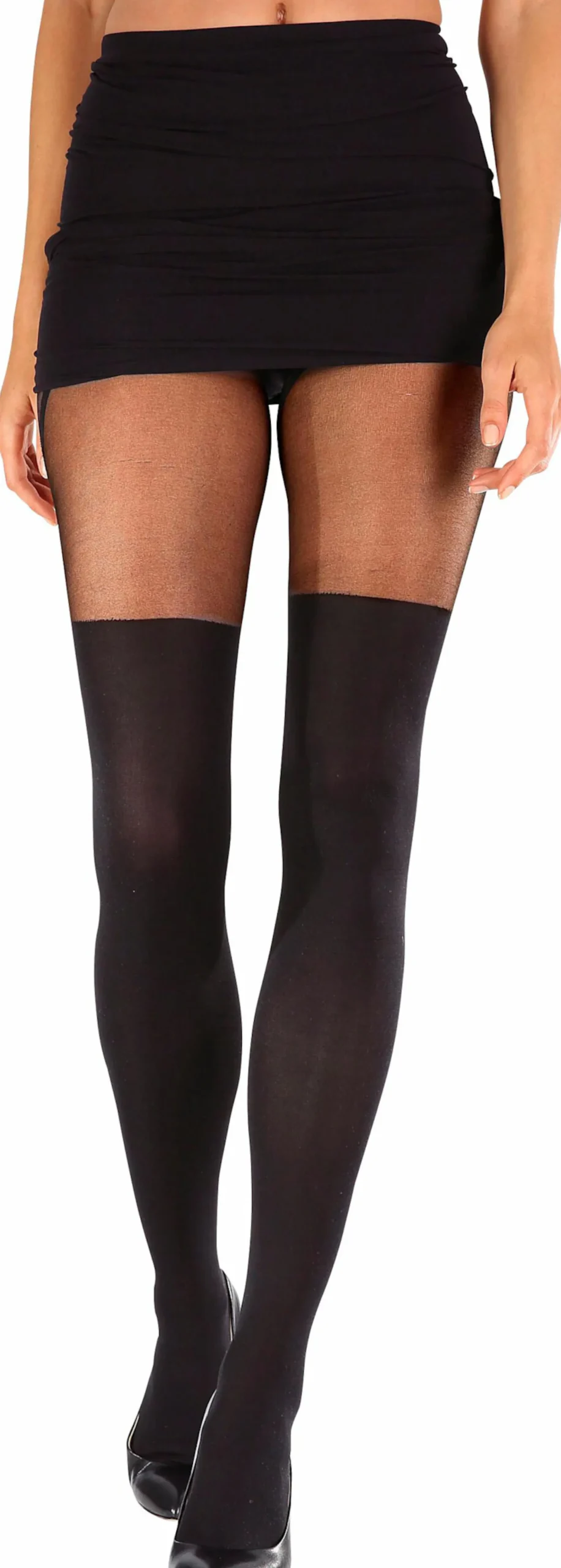 Strümpfe & Socken|LASCANA Feinstrumpfhose schwarz