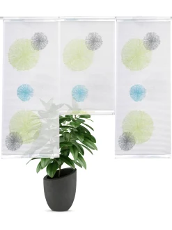 Gardinen & Rollos|heine home Fensterbehang blau-grün