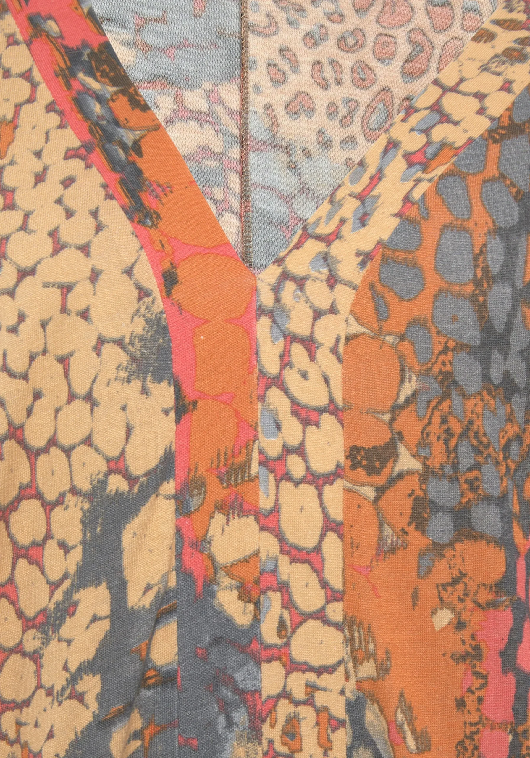 Blusen|Shirts|Buffalo Fledermausshirt animalbedruckt