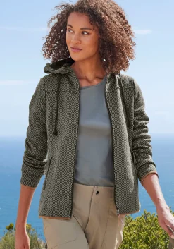Jacken|LASCANA ACTIVE Fleecejacke olive