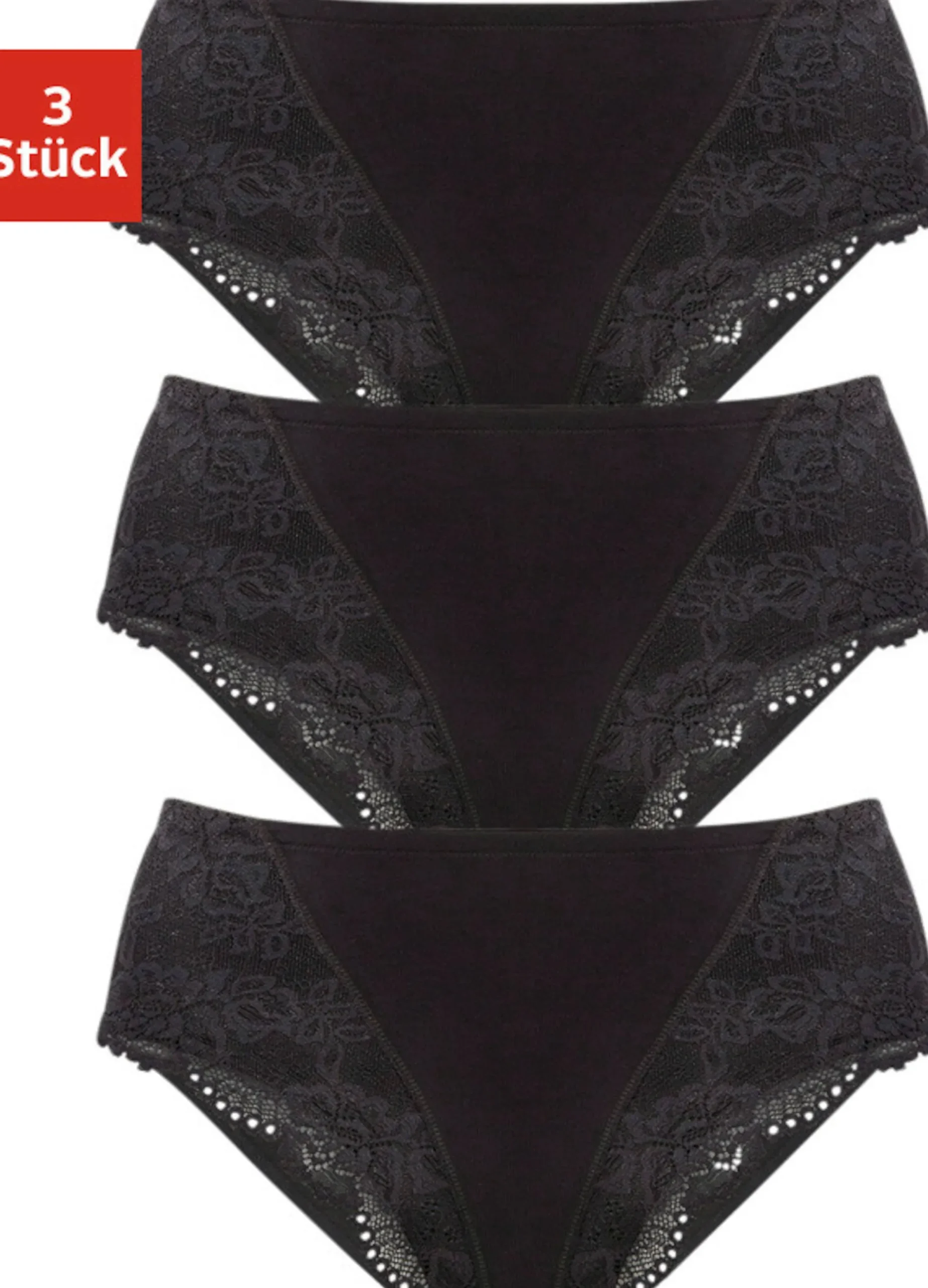 Unterhosen|petite fleur Formslip schwarz