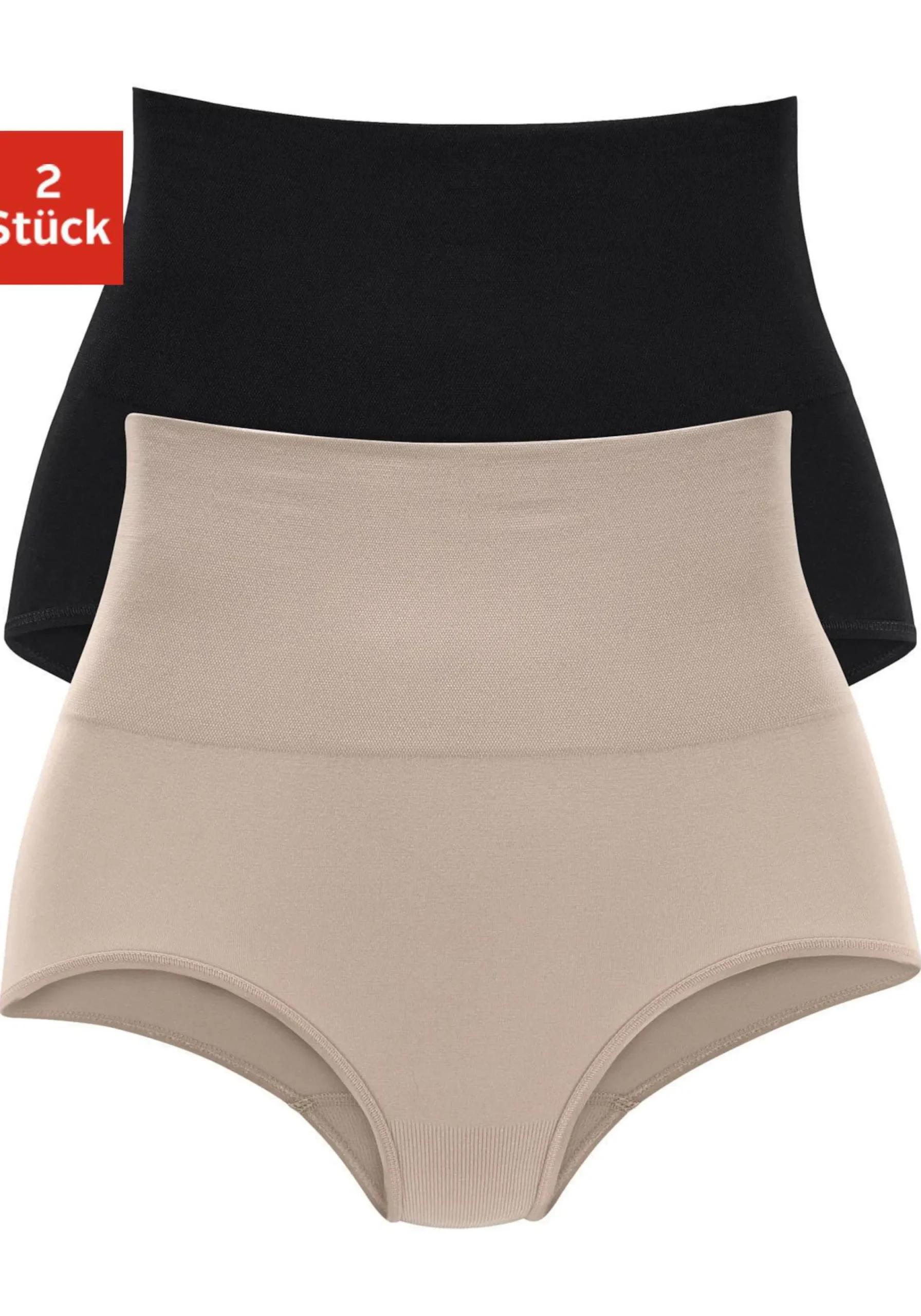 Unterhosen|petite fleur Formslip schwarz,beige