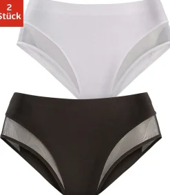 Unterhosen|petite fleur Formslip schwarz,weiß