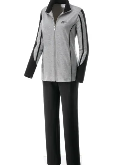 Homewear|Homewear|Catamaran Sports Freizeitanzug formstabile Qualität grau-meliert