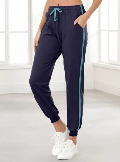 Homewear|Homewear| Freizeithose Dehnbund mit Tunnelzug nachtblau