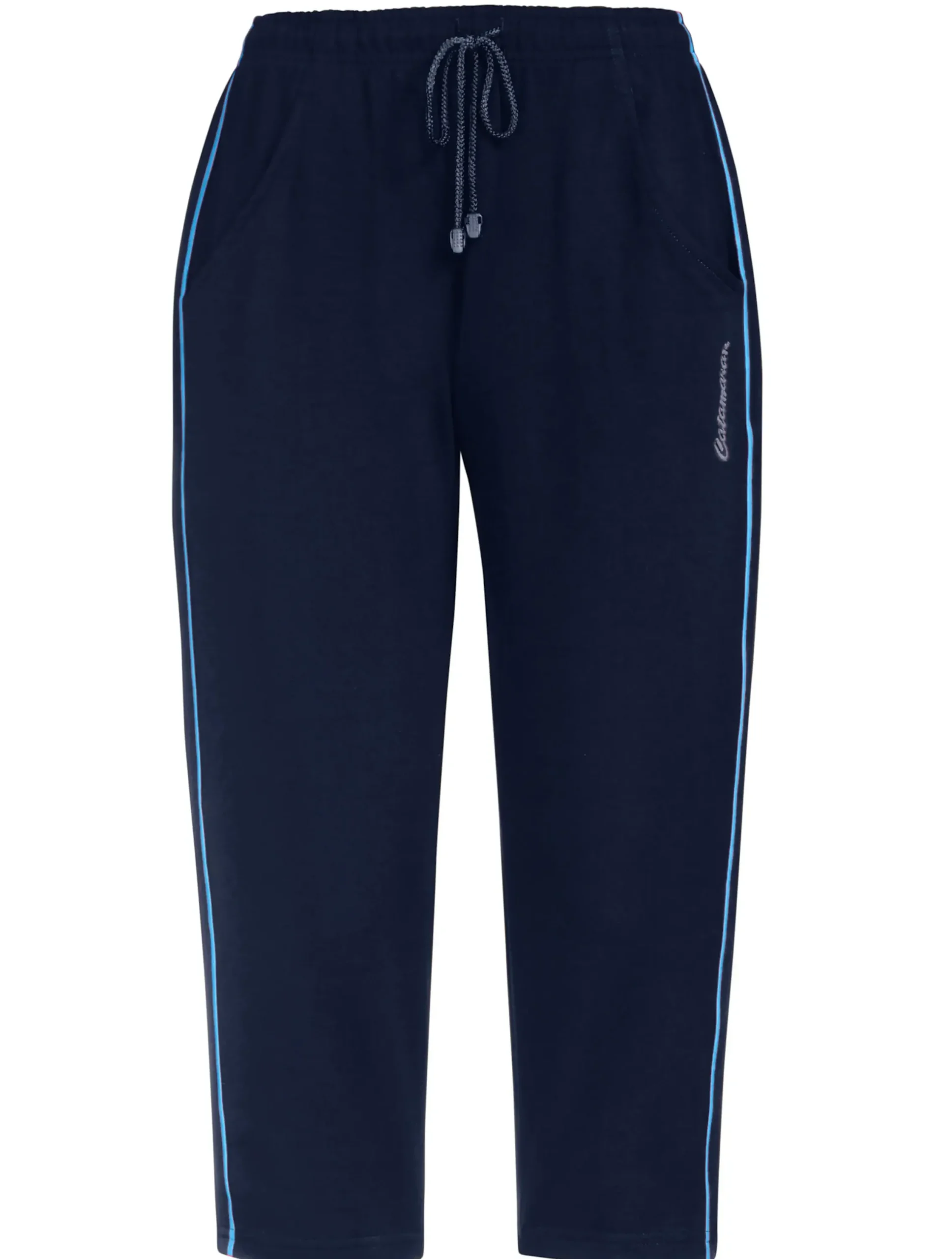 Hosen|Catamaran Sports Freizeithose in 3/4-Länge marine-hellblau