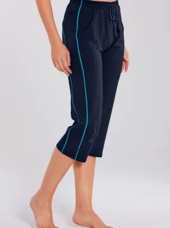 Homewear|Homewear|Catamaran Sports Freizeithose in 3/4-Länge marine-türkis