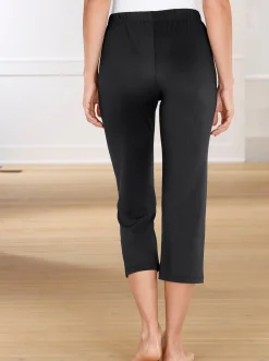 Homewear|Homewear| Freizeithose in Microfaser-Qualität schwarz