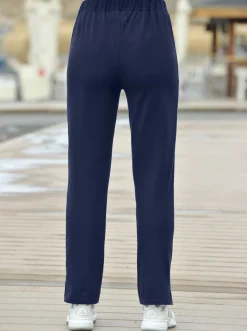 Homewear|Catamaran Sports Freizeithose mit langem Reißverschluss seitlich marine