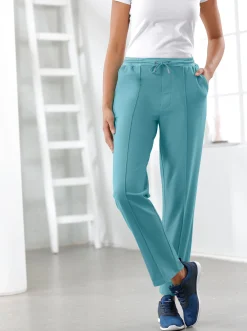 Hosen|Catamaran Sports Freizeithose mit Satinbesatz am Bund ozean