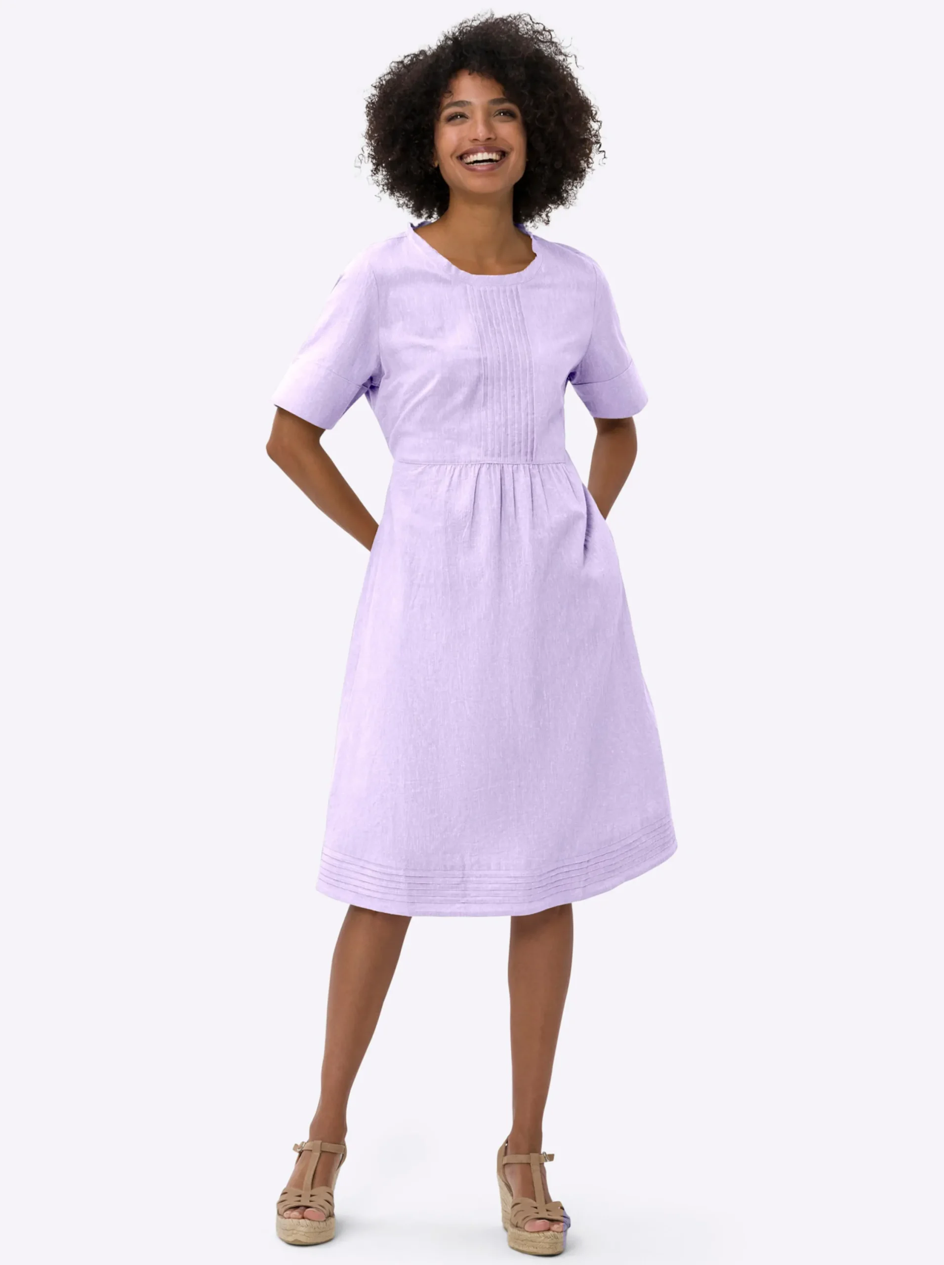 Kleider|heine Freizeitkleid flieder