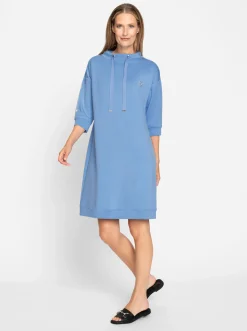 Strandkleider|Kleider|heine Freizeitkleid mit Glitzerstein-Applikation himmelblau