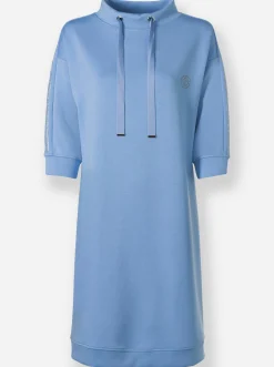 Strandkleider|Kleider|heine Freizeitkleid mit Glitzerstein-Applikation himmelblau