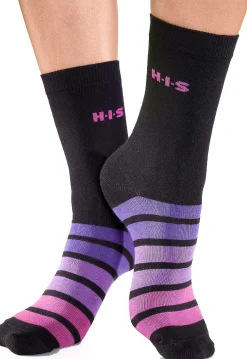 Strümpfe & Socken|H.I.S Freizeitsocken schwarz