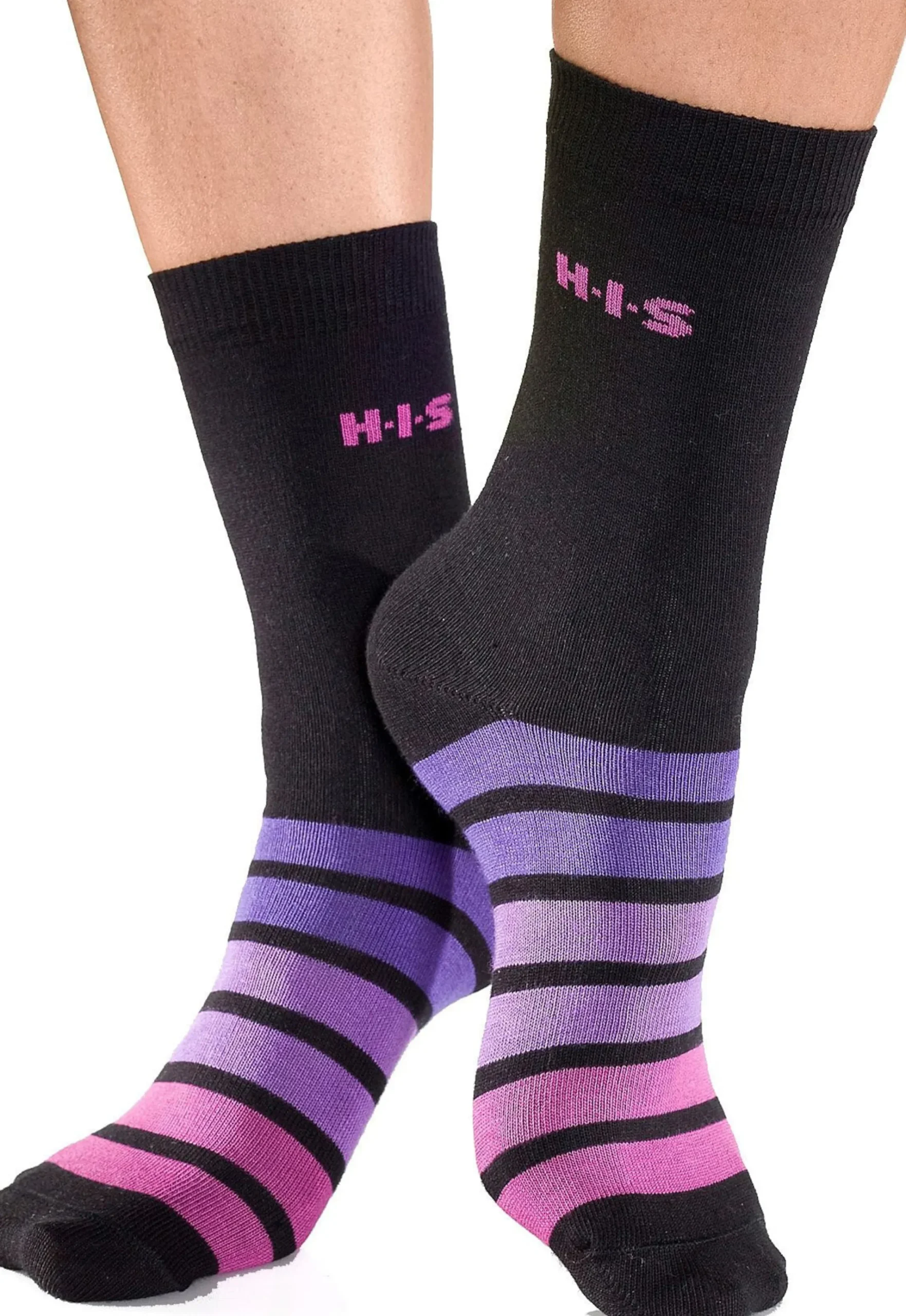Strümpfe & Socken|H.I.S Freizeitsocken schwarz