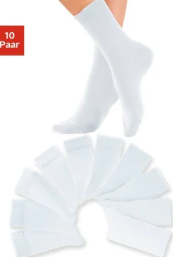 Strümpfe & Socken|H.I.S Freizeitsocken 10xweiß