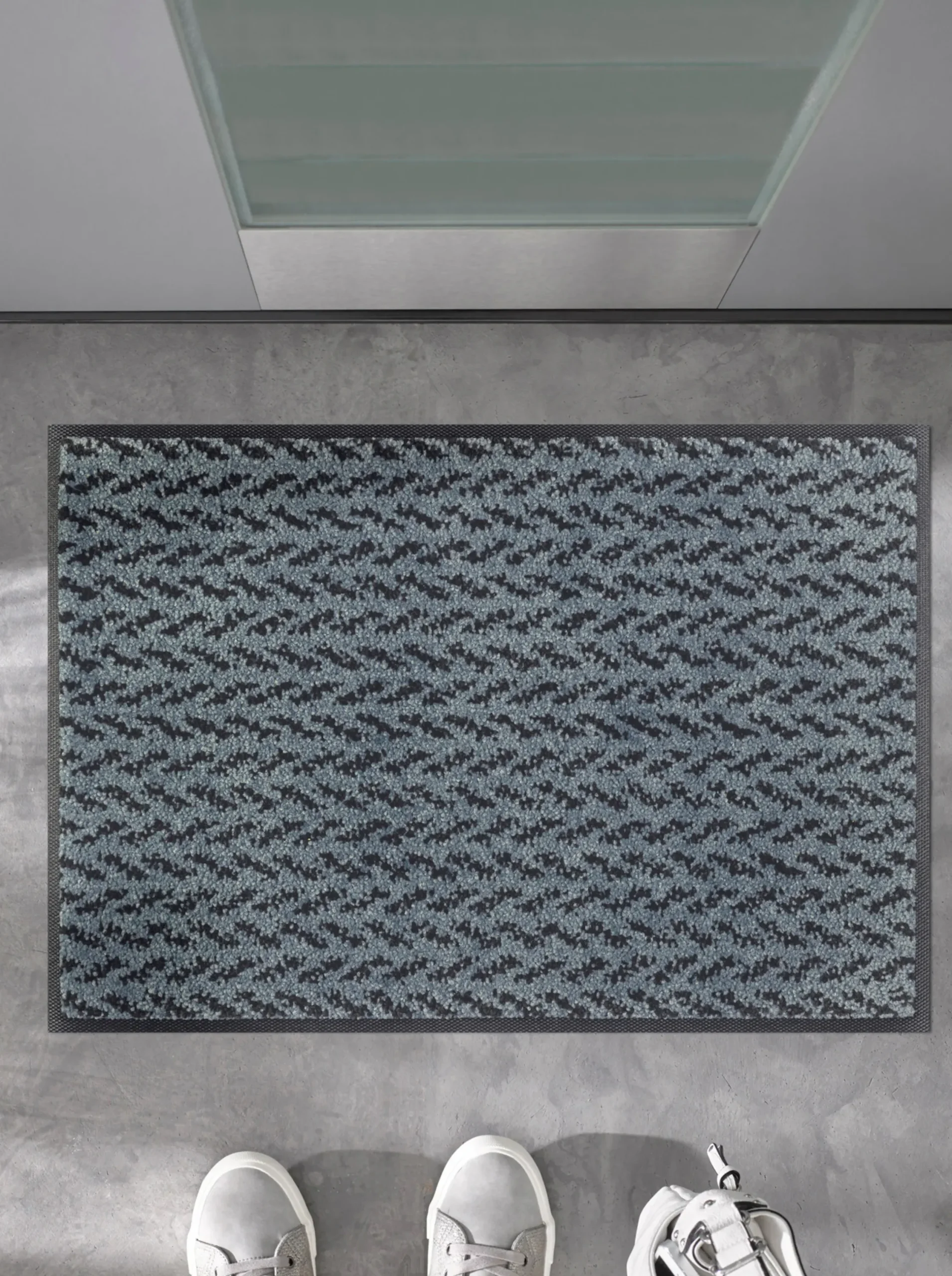 Fußmatten|wash+dry by Kleen-Tex Fußmatte grau-schwarz