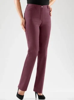 Hosen|Cosma Funktionshose schmutzabweisend und knitterarm bordeaux