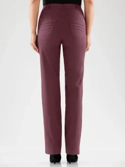 Hosen|Cosma Funktionshose schmutzabweisend und knitterarm bordeaux