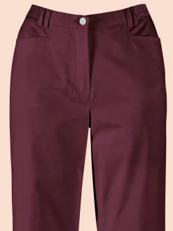 Hosen|Cosma Funktionshose schmutzabweisend und knitterarm bordeaux