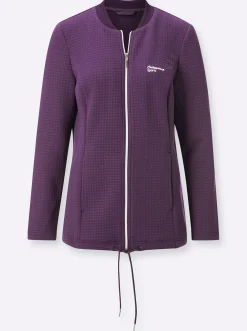 Jacken|Catamaran Sports Funktionsjacke in Waffelstruktur traube