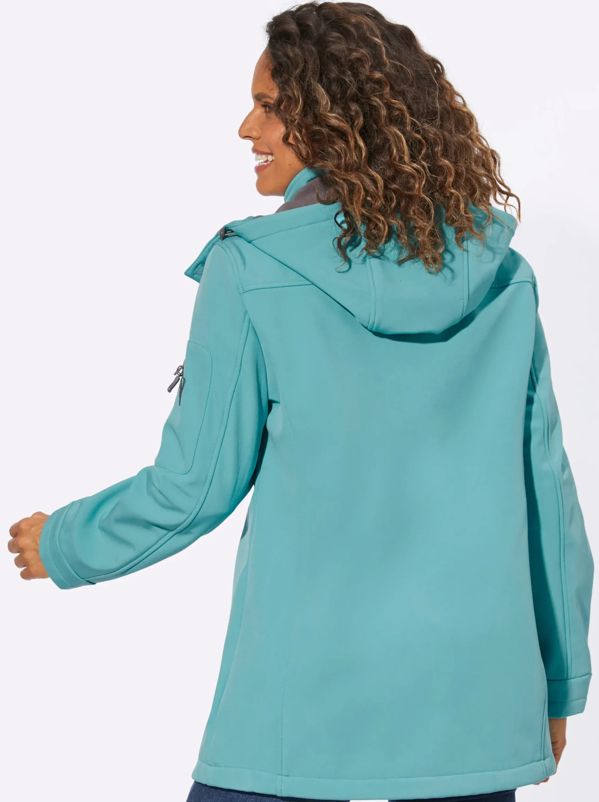 Jacken| Funktionsjacke innen mit Fleece ozean