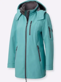 Jacken| Funktionsjacke innen mit Fleece ozean