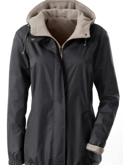 Jacken| Funktionsjacke mit Innentasche, knöpfbar schwarz