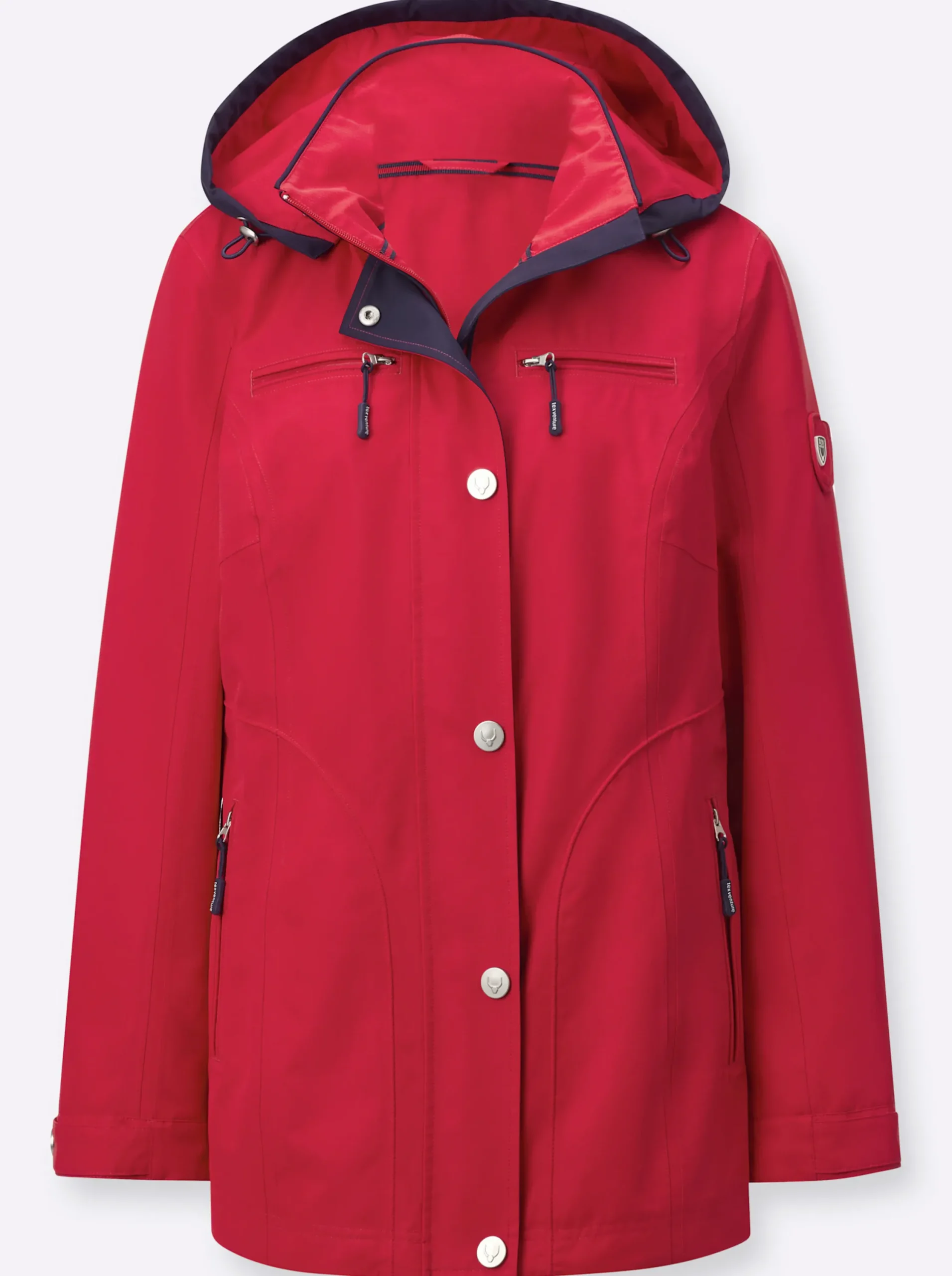 Jacken| Funktionsjacke mit tex-Venture-Ausrüstung rot