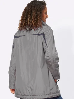 Jacken| Funktionsjacke wind- und wasserabweisend grau